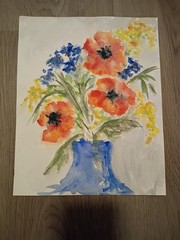 Watercolor Painting Approximately 10 Inches Top To Bottom And 8 Inches Across