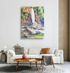 watercolor paintings original framed artwork