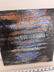 Vibrant Abstract Acrylic Pour Painting – Modern Wall Art – Resin Coated