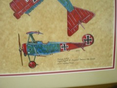 WWI Fokker DR.I Triplane 1917 Western Front Imperial German Air Service Original