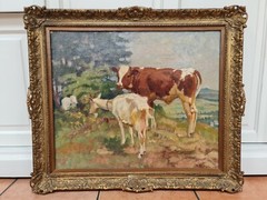 Oil painting Julius Paul Junghanns 1876 – 1958