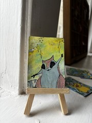 ACEO Art Card signed original 2.5×3.5