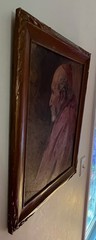 1904 Ramon Fina Oil Painting Catholic Madrid Spain CARDINAL Portrait wProvenance