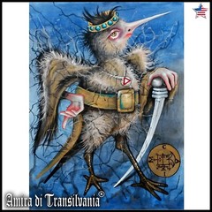 art painting figurative modern contemporary art goetia lemegeton caim demon seal