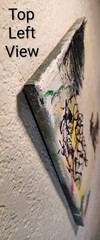 12 inch x 9 inch x 5/8 of an inch – Pop Art Painting by A. Avila