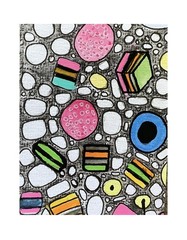 ACEO Watercolour Painting By Kenna licorice 2.5” X 3.5” Signed Original ATC