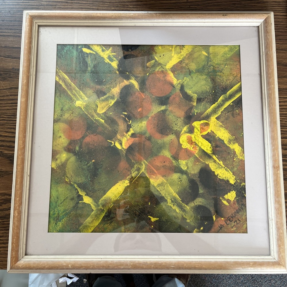 Angelo Perrone Signed Original Painting: Modern New England Nature Season Change
