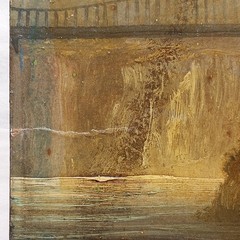 Niagara Falls Oil Painting By William Merritt Post Blue Book Listed Artist AS-IS
