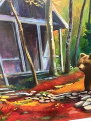 Original painting oil, 30×24 inch, Home Gift, Wall Art Decor, Authors Signed Art
