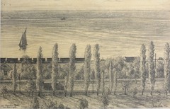 Drawing Will Ameln new objectivity like Georg Schrimpf Karl Hubbuch signed