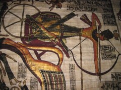 Egyptian Painting On Papyrus ARTIST SIGNED Original Art