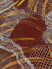 Freda Price Pitjara, Authentic Aboriginal art .Daughter of Anna Price Petyarre.