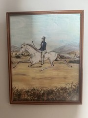Vintage Equestrian Artwork Joan Brown