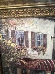Unique Beautiful Set Of 2 Ruane Manning On Wood Paintings. 36.5 X 30.5 X 1 In.