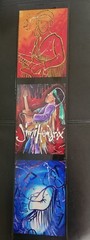 Original Signed Reggie Ford Art Jimi Hendrix Panel Epoxy on Wood 24×6″