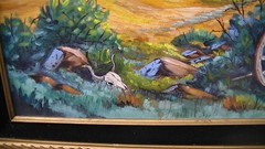 Oil Painting of „Owyhee Mountains Idaho“ 1973 By T.J.Rogers 16″x12″