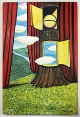 René Magritte (Handmade) Oil On Canvas Signed & Stamped Painting