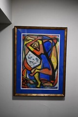Mid 20th Century Eugenie Schein Original Gouache on Paper – Mid-Century Modern