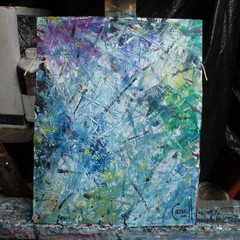 LOST, THEN FOUND 8×10 oil painting card panel New original art signed Crowell