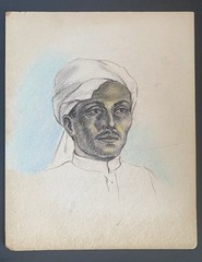 Mid Century Mystic India Hand Drawn by Muse – Pair of Illustrations