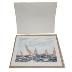 1957 Reproduction Watercolors by Gordan Grant „The Equitable Reminder Calendar“