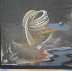 Oleg Zhivetin „Dreamscape“ Signed Original Oil Painting on Canvas Twice Signed