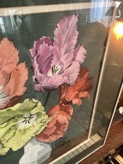 Romilda Dilley Original Gouache Floral Painting Signed Cincinnati Artist