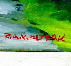 Robert Waltsak (NJ,b 1944) oil painting 126068