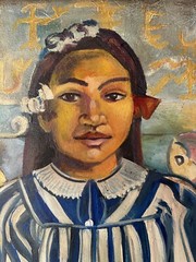 PAUL GAUGUIN OIL ON CANVAS SIGNED AND SEALED MEASURES 40CM X 60CM