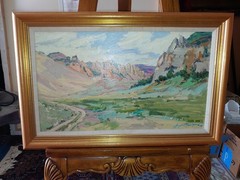 „Heiners Canyon“ by Renowned Utah Artist GRAYDON FOLGER Impressionist Landscape