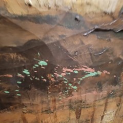 Very Large Original Vintage Mid Century Abstract Painting, E. Costello, 1960’s
