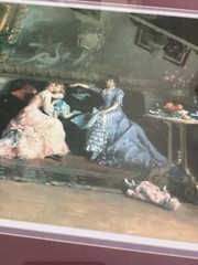 Listed Artist Gustave Léonhard De Jonghe”3 generations” (1829-1893)ornate frame
