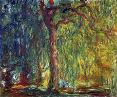 Claude Monet Weeping Willow Reproduction – Giclee Canvas/Paper/Stretched