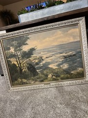 Bennet Bradbury Shelter Bay Signed Painting replica Seascape Landscape stunning