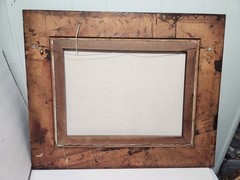 Walter Firle Vtg The Fairy Tale Painting Canvas Print Wood Frame 33 X 28″