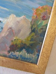 Frederick Doyle Penney Mid Century Plein Air Oil California Coast Ocean Seascape