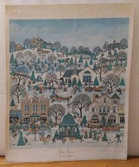 Choir Practice in Winter Jo Sickbert Litho on Canvas 11×14 Art Ready to Frame