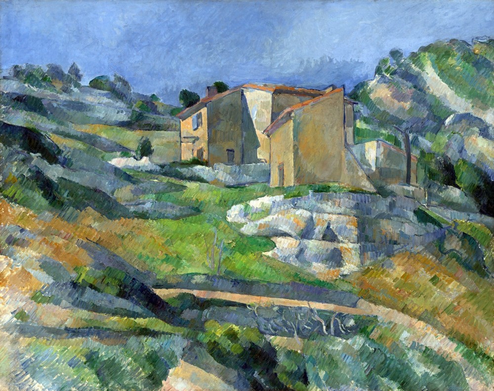Paul Cezanne Houses in Provence Reproduction – Giclee Canvas/Paper/Stretched