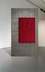 Minimal wabi sabi textured original painting wall art modern mixed media 24X36