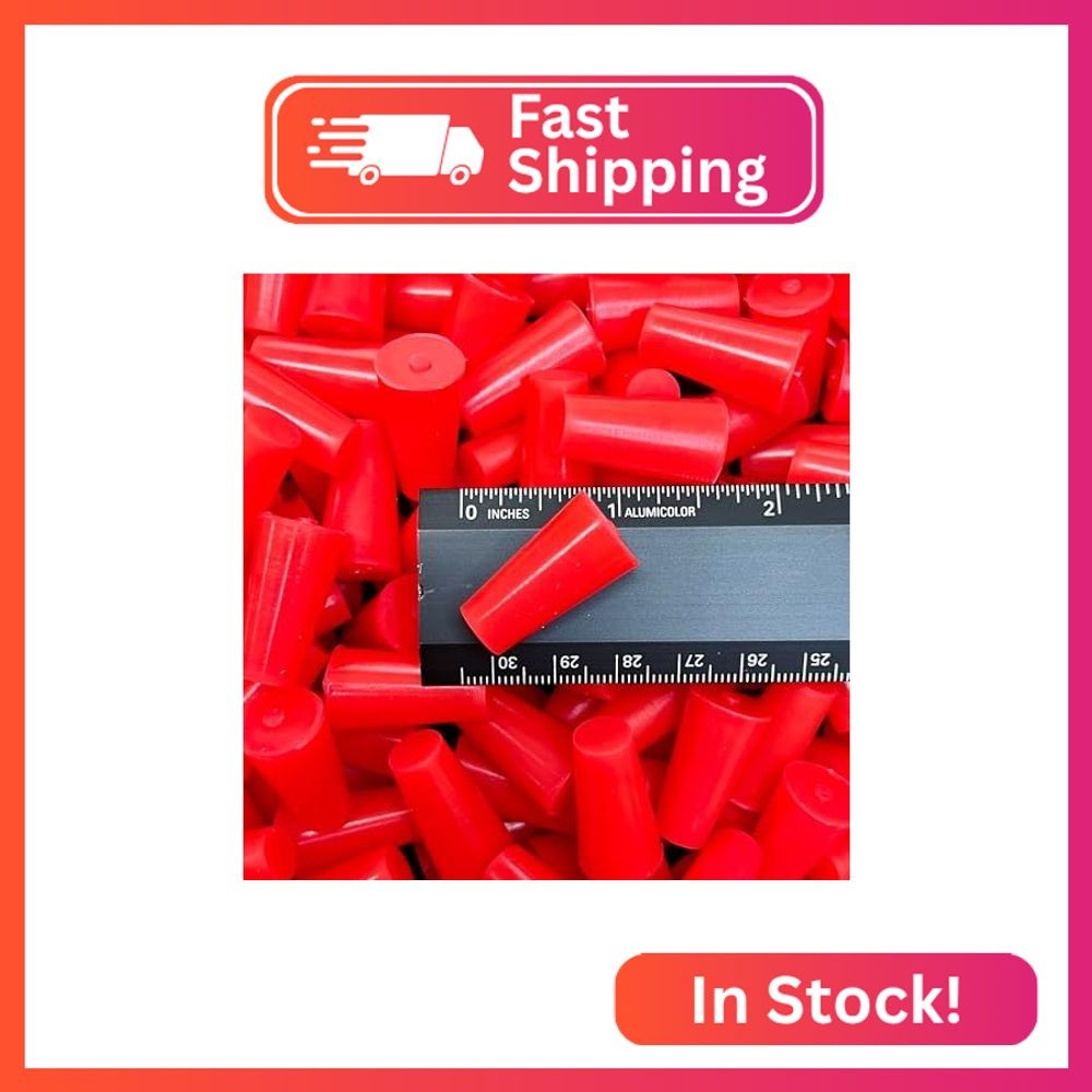 High Temp Masking Supply .375″ x .562″ (3/8 x 9/16) Silicone Rubber Plugs – Tape