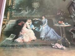Listed Artist Gustave Léonhard De Jonghe”3 generations” (1829-1893)ornate frame