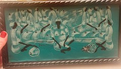 Signed Oil on Canvas Painting by Gracia Thelisna purchased in Dominican Republic