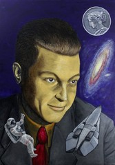 Постер картины Андрея Клишина из серии «5 писателей» , «Ефремов», 2025