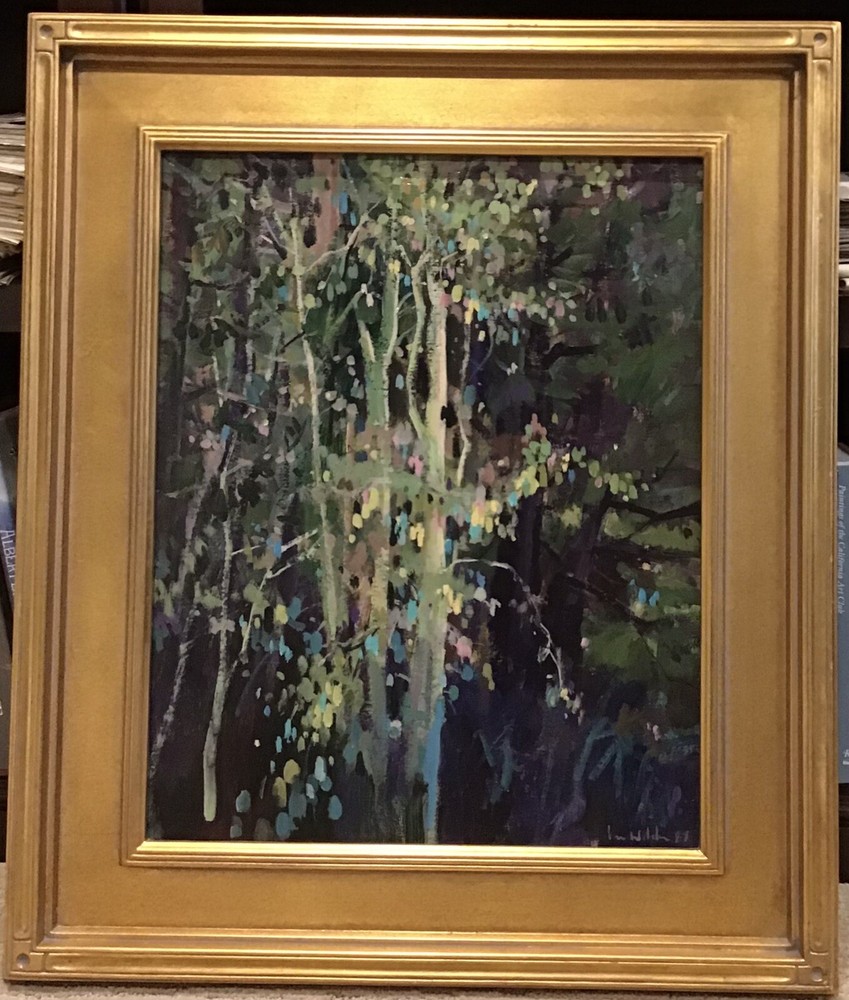 Van Waldron, Original Painting, “Colorful Spring Leaves”