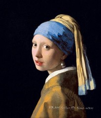 Girl with a Pearl Earring Oil painting Wall Art Giclee Printed on canvas P3285