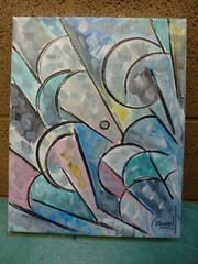 title; NOT IN FOCUS new oil painting 8×10 canvas original art signed Crowell