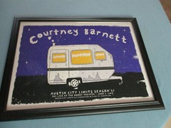TEXAS. COURTNEY BARNETT PRINT 177/250 AUSTIN CITY LIMITS SEASON 41 2015 ACL LIVE