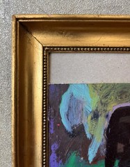 Rolf Gjedsted Abstract Composition Modern Art From Copenhagen 22 X 19 Cm