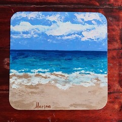 Malibu Beach California Waves Seascape Painting Original Art One Of A Kind