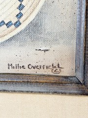 Millie Overfield (Tucson) Original Oil Painting Art – The Little Story Teller